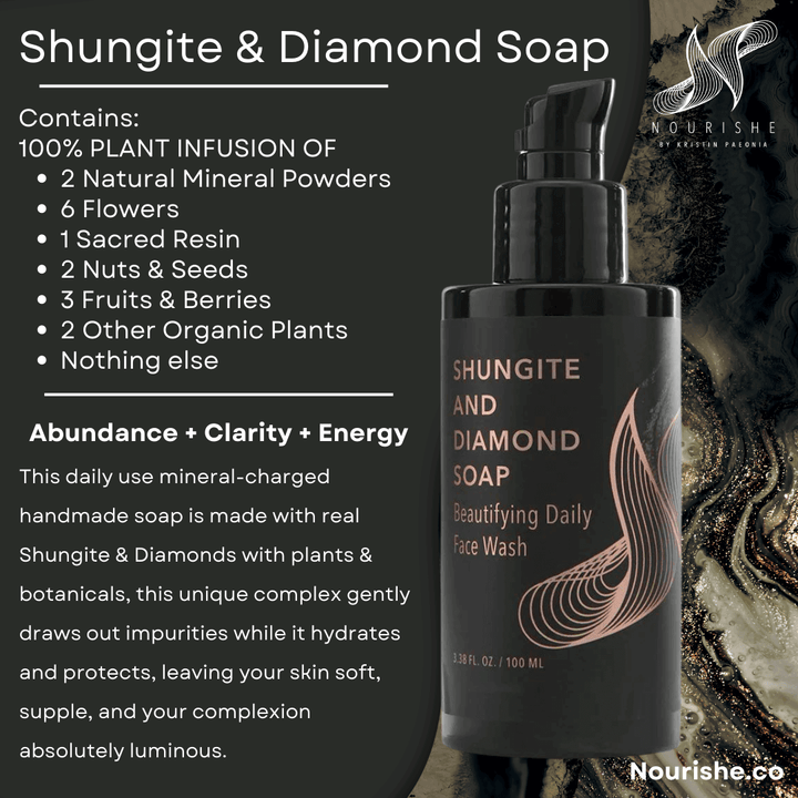 Shungite and Diamond Soap Nourishe